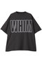 リラックスロゴＴシャツ ウィム ガゼット/Whim Gazette チャコールグレー