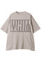 リラックスロゴＴシャツ ウィム ガゼット/Whim Gazette グレージュ