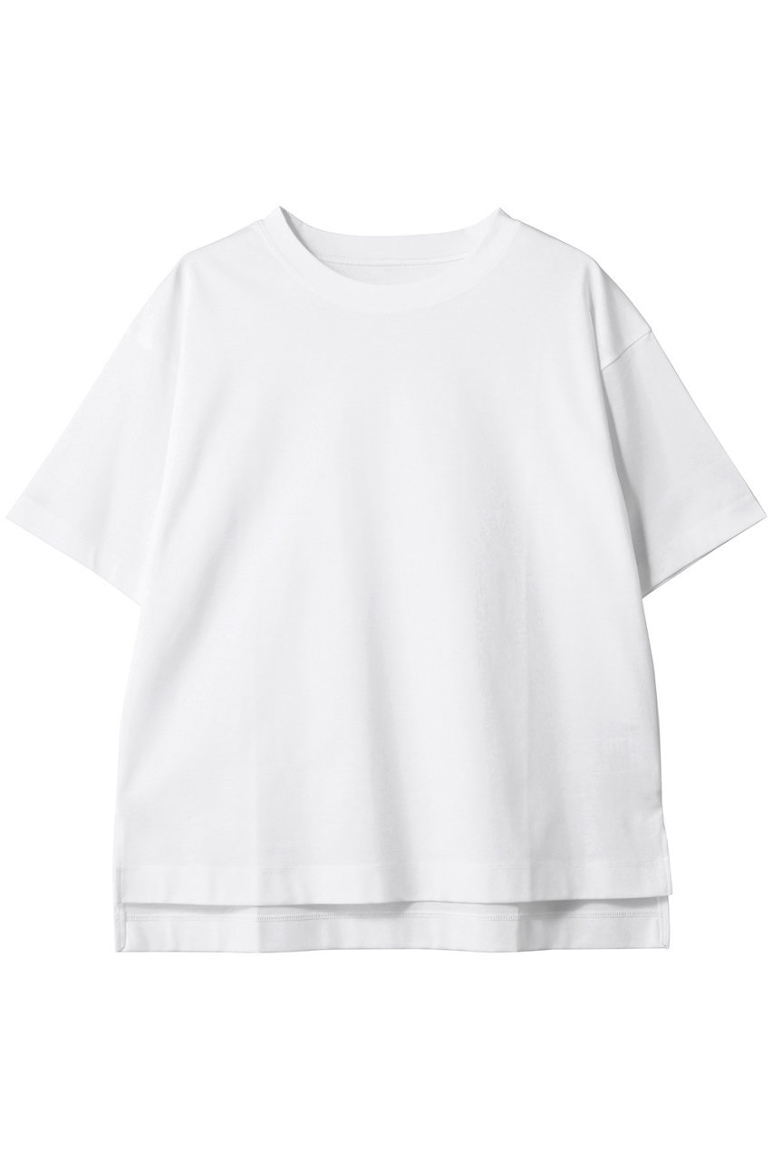 Whim Gazette スーピマコットンTシャツ (ホワイト, F) ウィム ガゼット ELLE SHOP Whim Gazette スーピマコットンTシャツ (ホワイト, F) ウィム ガゼット ELLE SHOP