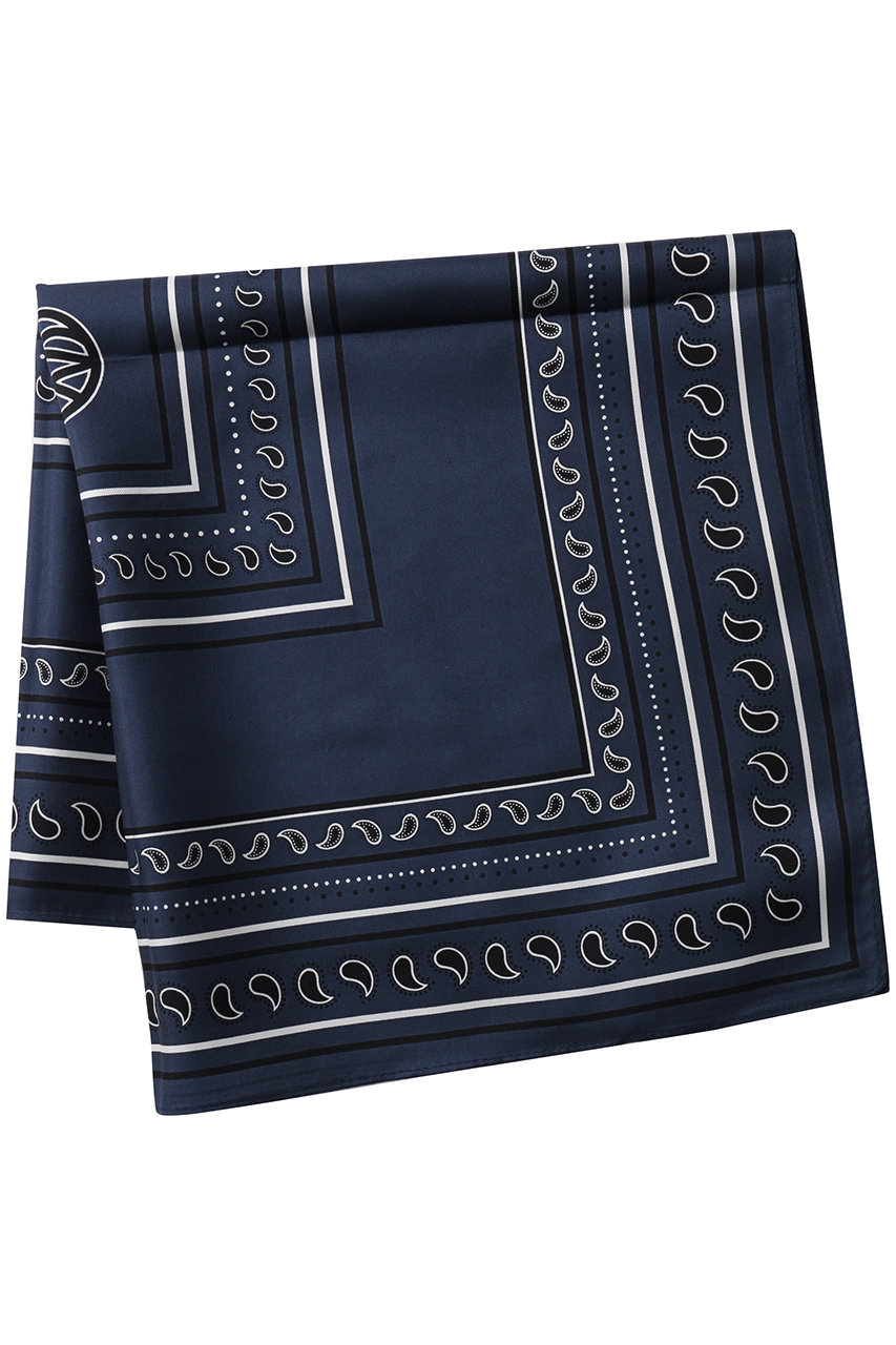 Whim Gazette 【le scarf】ペイズリーシルクスカーフ (ネイビー, F) ウィム ガゼット ELLE SHOP Whim Gazette 【le scarf】ペイズリーシルクスカーフ (ネイビー, F) ウィム ガゼット ELLE SHOP