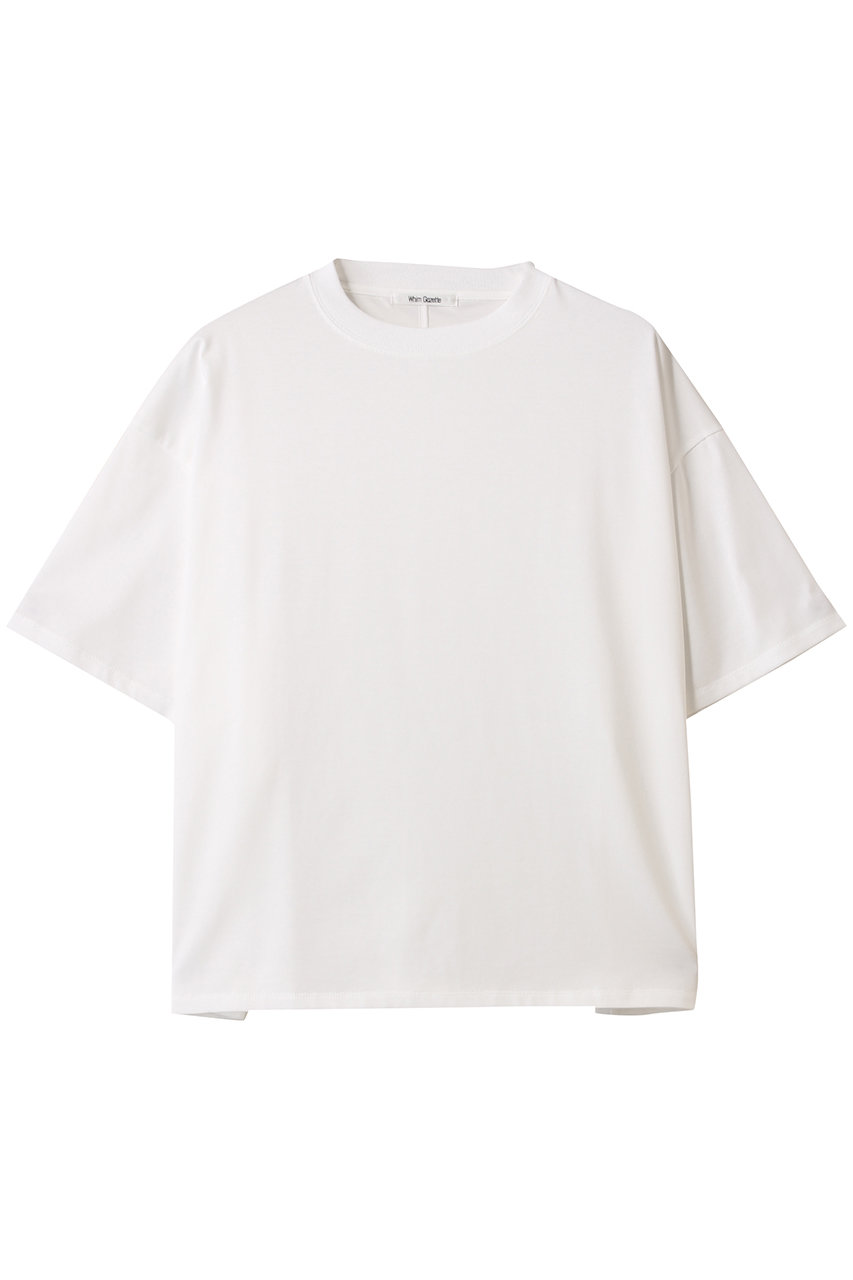 Whim Gazette クルーコットンジャージープルオーバー (ホワイト, F) ウィム ガゼット ELLE SHOP Whim Gazette クルーコットンジャージープルオーバー (ホワイト, F) ウィム ガゼット ELLE SHOP