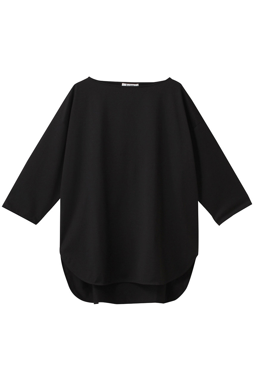 Whim Gazette ボートコットンジャージープルオーバー (ブラック, F) ウィム ガゼット ELLE SHOP Whim Gazette ボートコットンジャージープルオーバー (ブラック, F) ウィム ガゼット ELLE SHOP