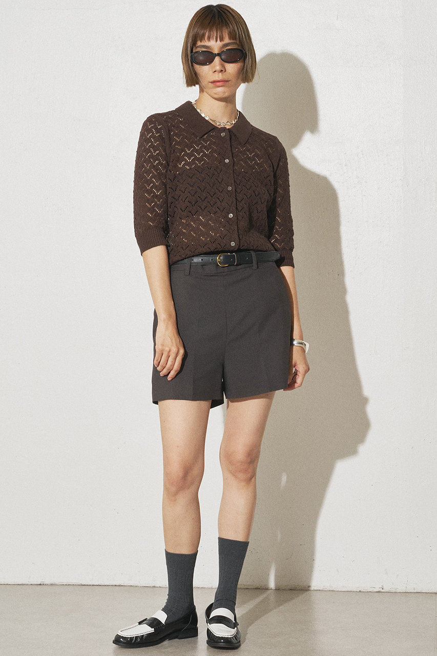 Whim Gazette 【GEMINI】ショートパンツ (ブラウン, F) ウィム ガゼット ELLE SHOP Whim Gazette 【GEMINI】ショートパンツ (ブラウン, F) ウィム ガゼット ELLE SHOP
