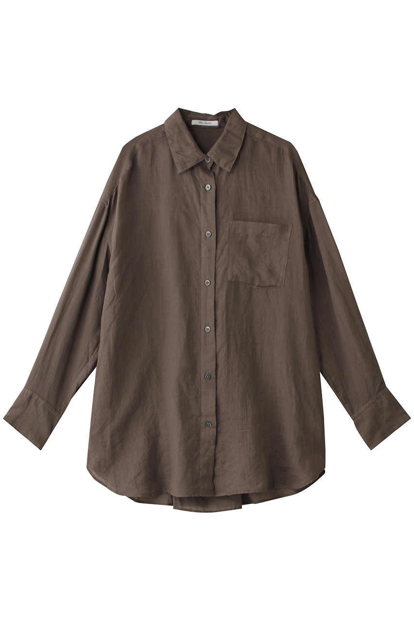 Whim Gazette ラミーシャツ (チャコールグレー, F) ウィム ガゼット ELLE SHOP Whim Gazette ラミーシャツ (チャコールグレー, F) ウィム ガゼット ELLE SHOP