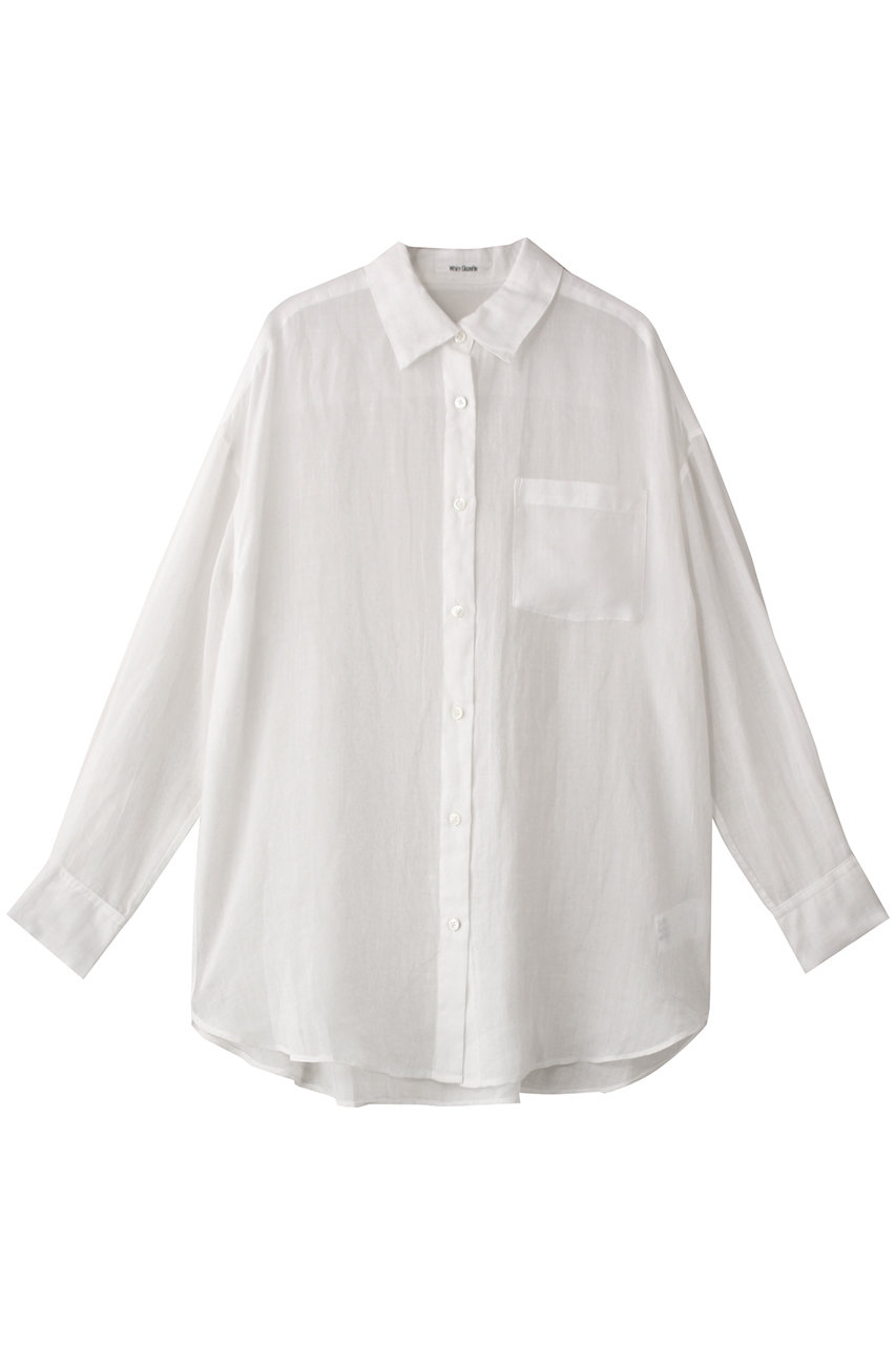 Whim Gazette ラミーシャツ (オフホワイト, F) ウィム ガゼット ELLE SHOP Whim Gazette ラミーシャツ (オフホワイト, F) ウィム ガゼット ELLE SHOP