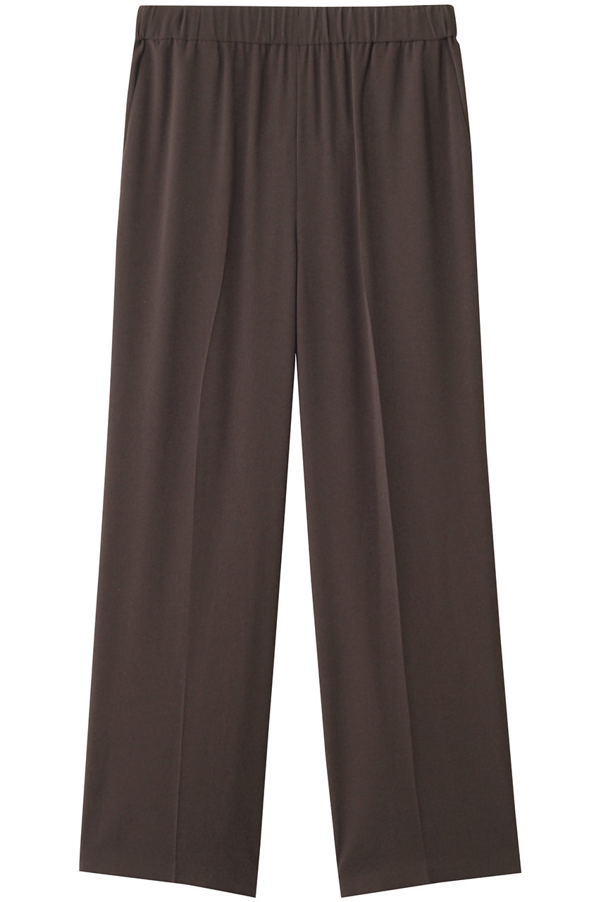 Whim Gazette バックサテンジョーゼットパンツ (ブラウン, F) ウィム ガゼット ELLE SHOP Whim Gazette バックサテンジョーゼットパンツ (ブラウン, F) ウィム ガゼット ELLE SHOP