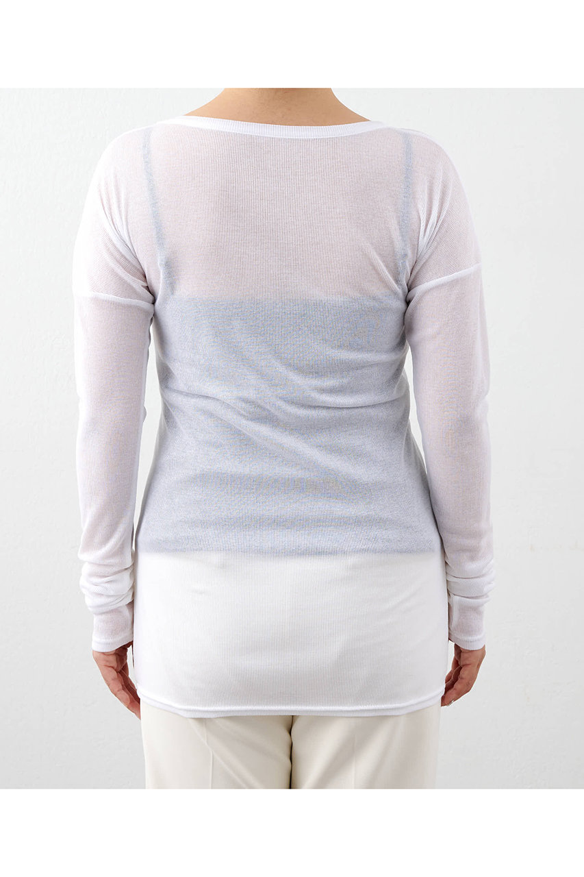 whim gazette THE PAUSE シアーテレコロングTシャツ THE PAUSE】シアーテレコロングTシャツ | Whim Gazette(ウィム