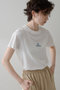 【THE PAUSE】THE PAUSE刺繍Tシャツ ウィム ガゼット/Whim Gazette