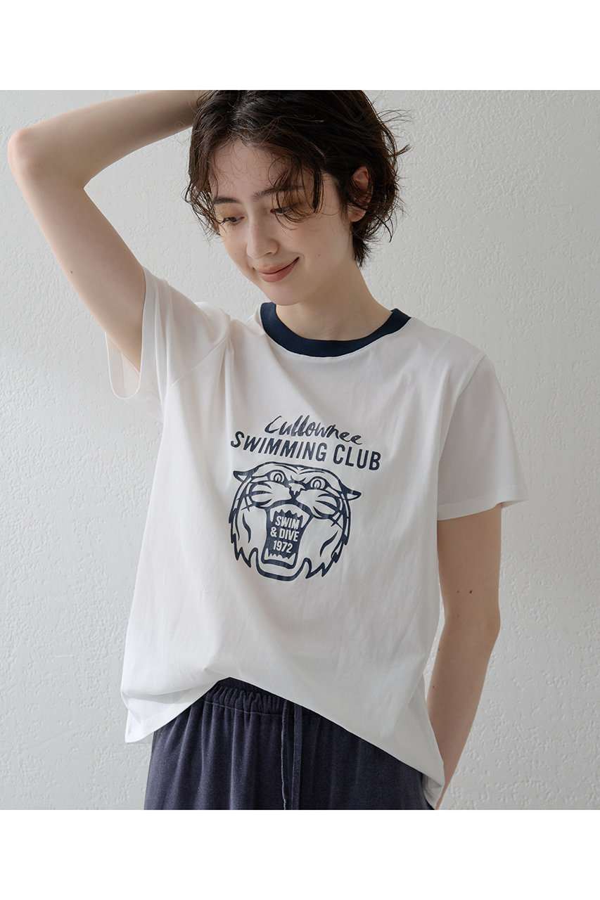 Whim Gazette 【THE PAUSE】TIGER Tシャツ (ホワイト, F) ウィム ガゼット ELLE SHOP Whim Gazette 【THE PAUSE】TIGER Tシャツ (ホワイト, F) ウィム ガゼット ELLE SHOP