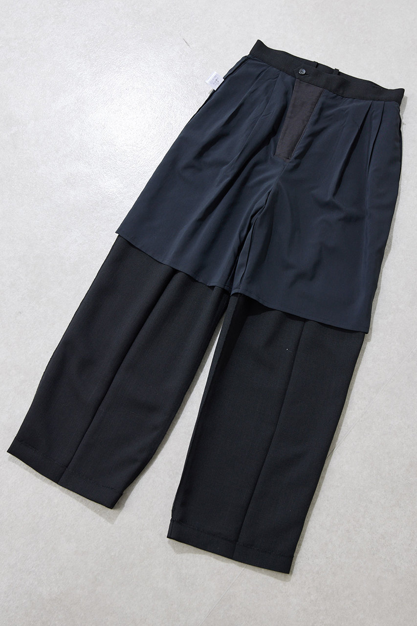 美品⭐︎ウィムガゼット　ジュートライクタックパンツ ベージュ　サイズ34 セール】ジュートライクタックパンツ（スラックス）｜Whim
