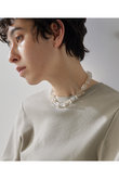 【Hoaw.】Glass beads ネックレス