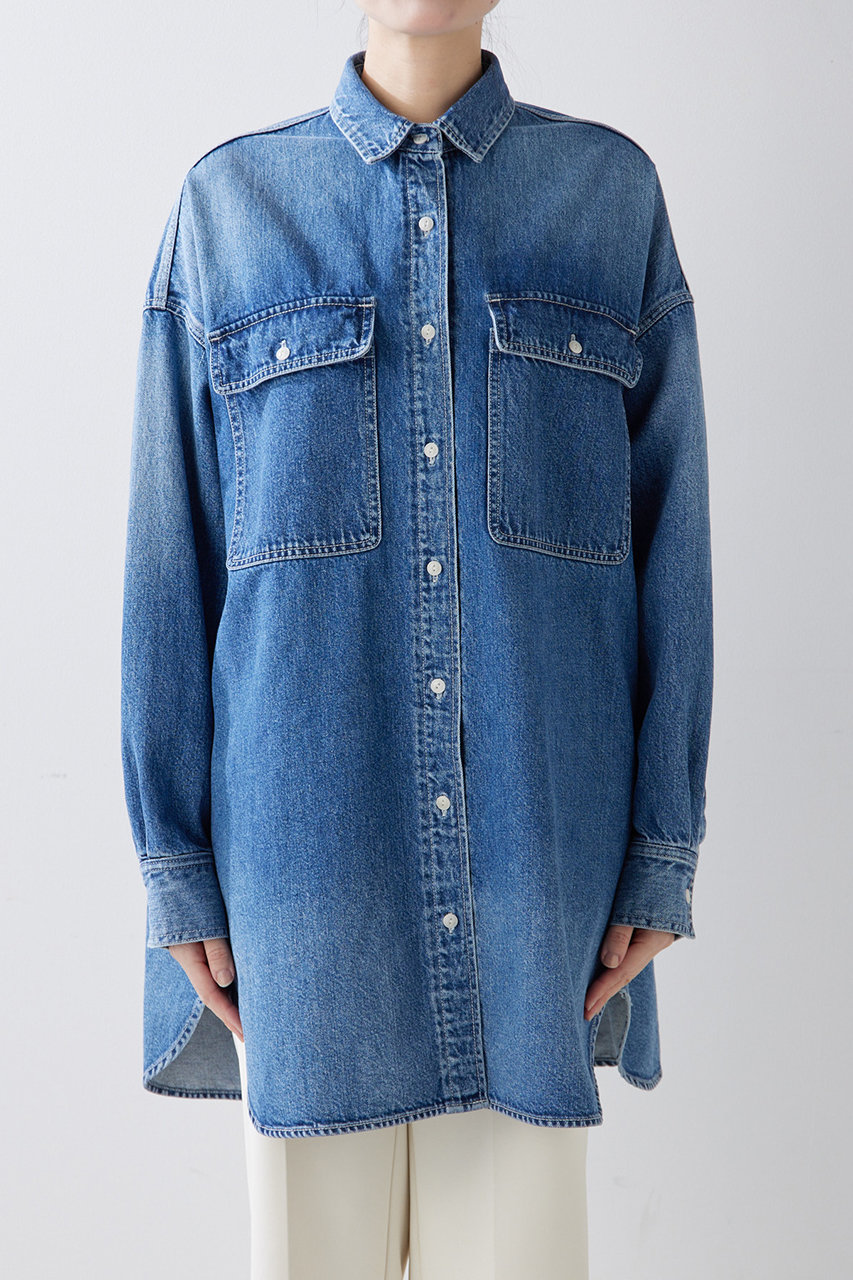 Whim Gazette　ウィムガゼット　DENIM　シャツ　ワンピース DENIMシャツワンピース | Whim Gazette(ウィム ガゼット
