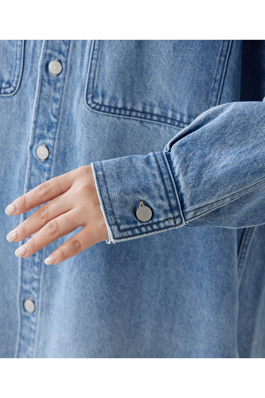 Whim Gazette(ウィム ガゼット)｜ドロップデニムシャツ/インディゴ