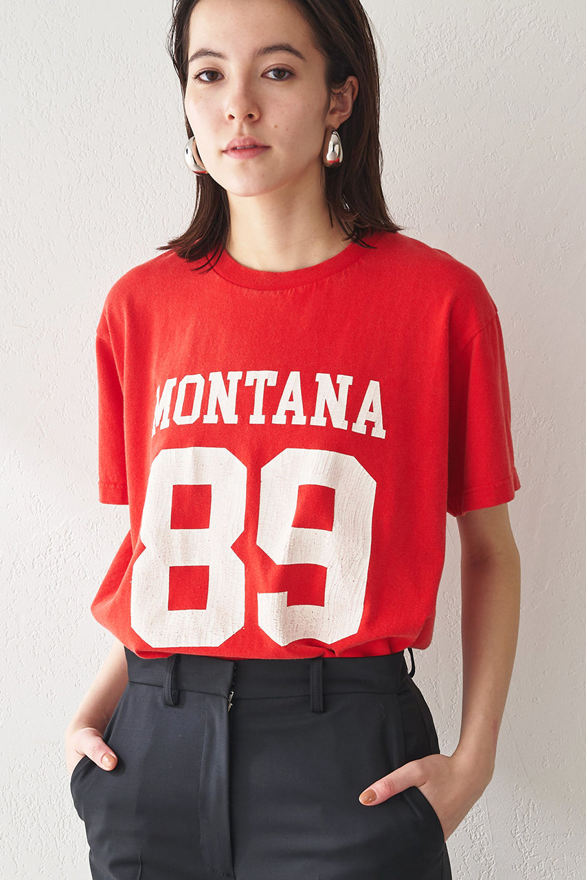 Whim Gazette ナンバリングTシャツ (レッド, F) ウィム ガゼット ELLE SHOP Whim Gazette ナンバリングTシャツ (レッド, F) ウィム ガゼット ELLE SHOP