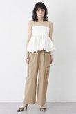 【THE PAUSE】ギャザーカーゴパンツ