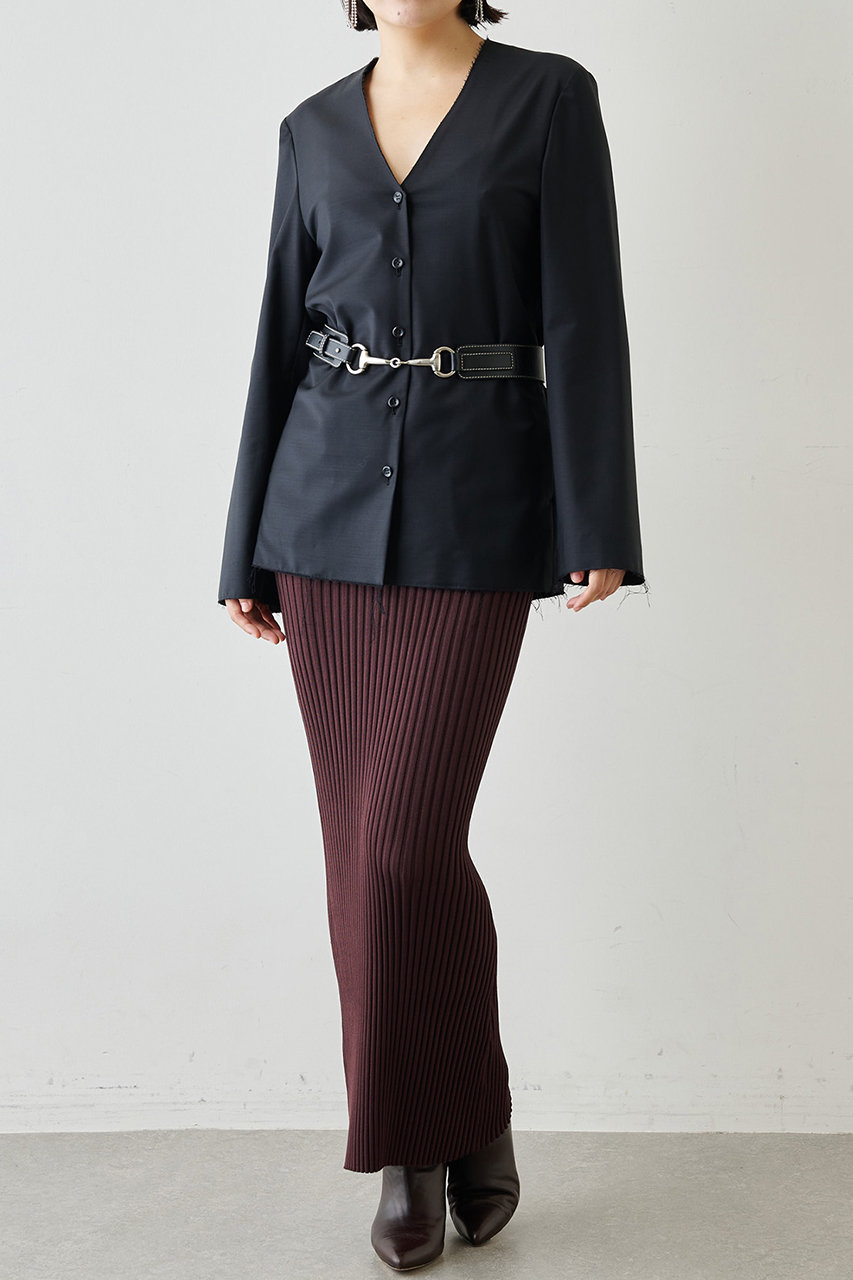 Whim Gazette ニットフィットスカート (ブラウン, F) ウィム ガゼット ELLE SHOP Whim Gazette ニットフィットスカート (ブラウン, F) ウィム ガゼット ELLE SHOP