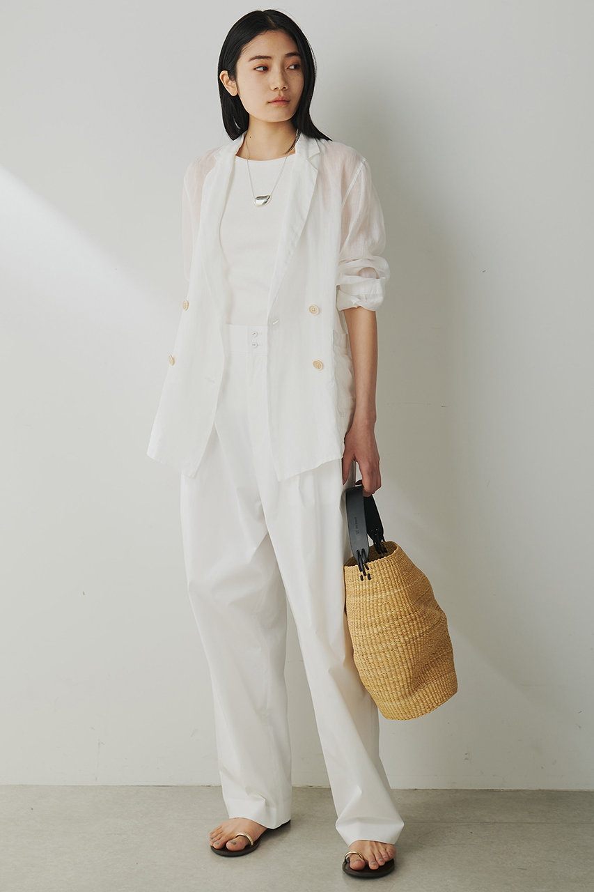 【未使用！】Whim Gazette カップ付き キャミソール オフホワイト Whim Gazette(ウィム ガゼット)｜カップツキベアテレコキャミ