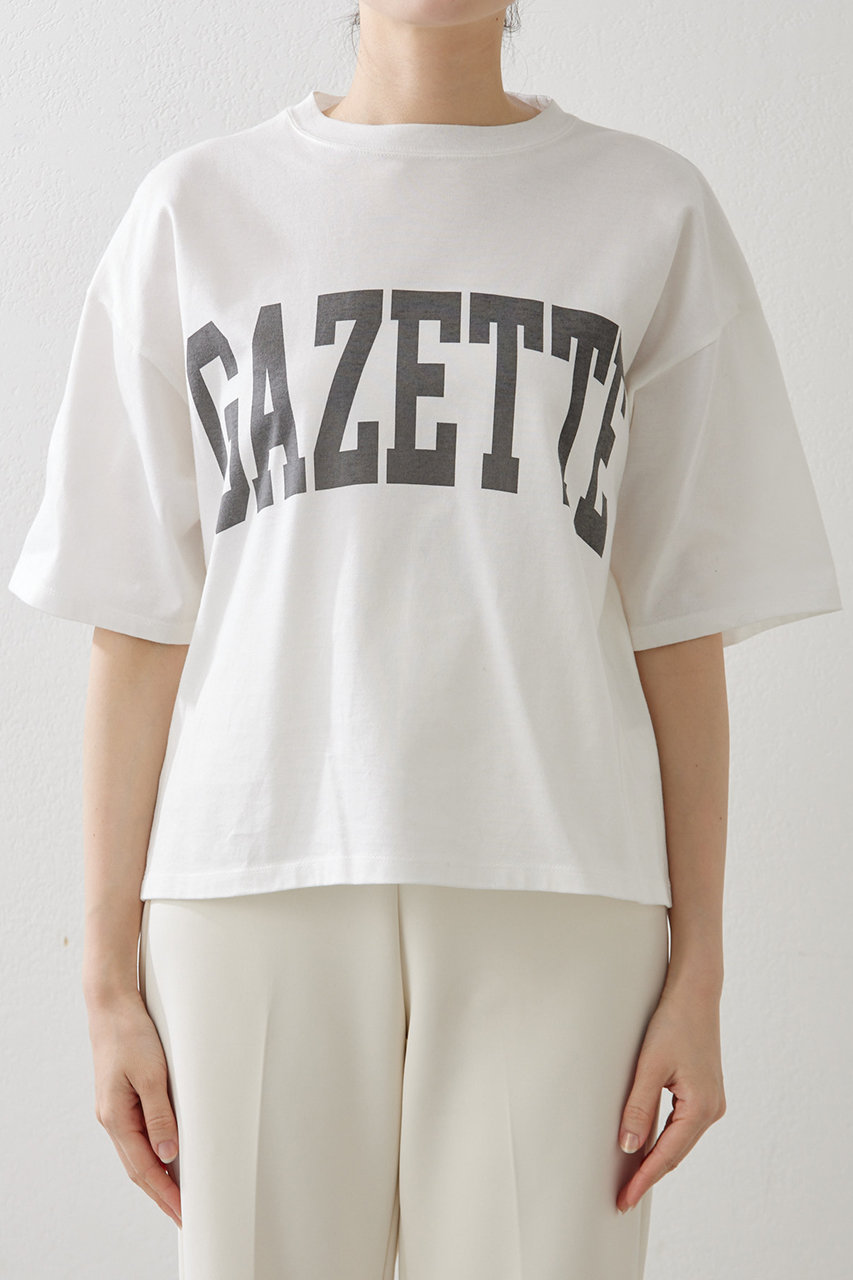 国内外の人気集結！ Whim Gazette(ウィム ガゼット)｜GAZETTEロゴ Tシャツ/オフ ミュージシャン