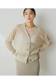 シアーリネンカーディガン
