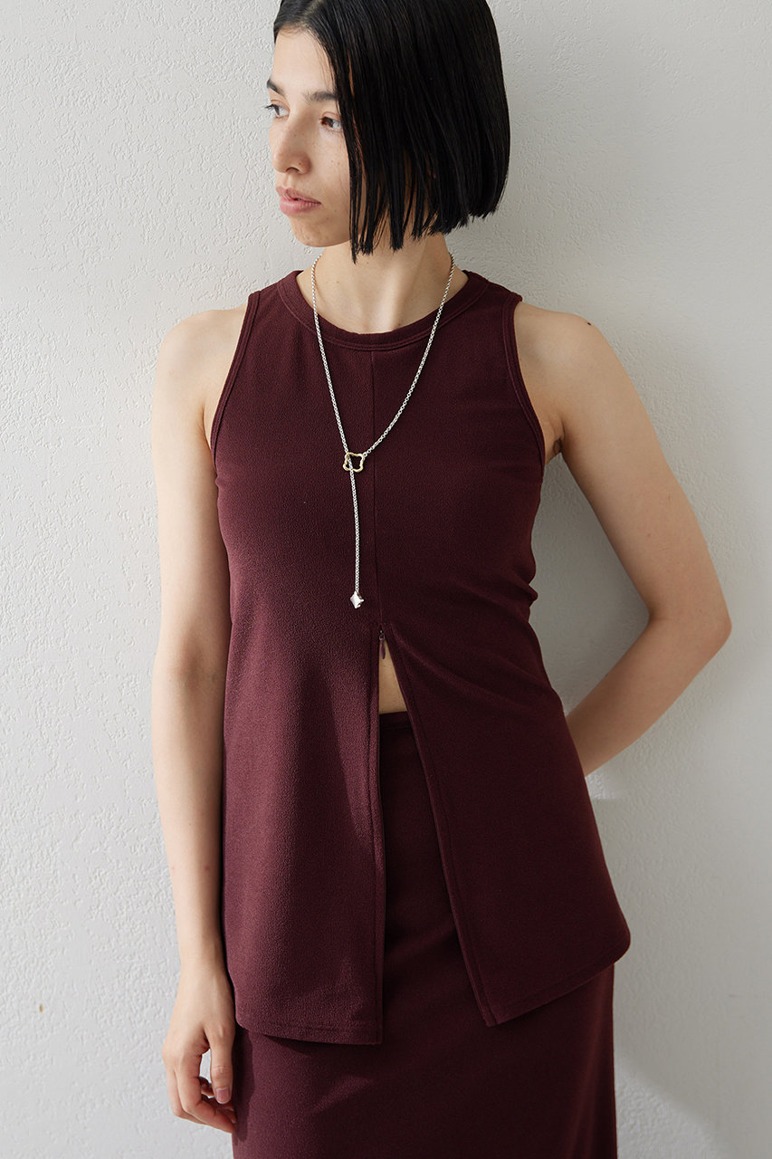 Whim Gazette 〈水着〉タンクトップ (ボルドー, S) ウィム ガゼット ELLE SHOP Whim Gazette 〈水着〉タンクトップ (ボルドー, S) ウィム ガゼット ELLE SHOP