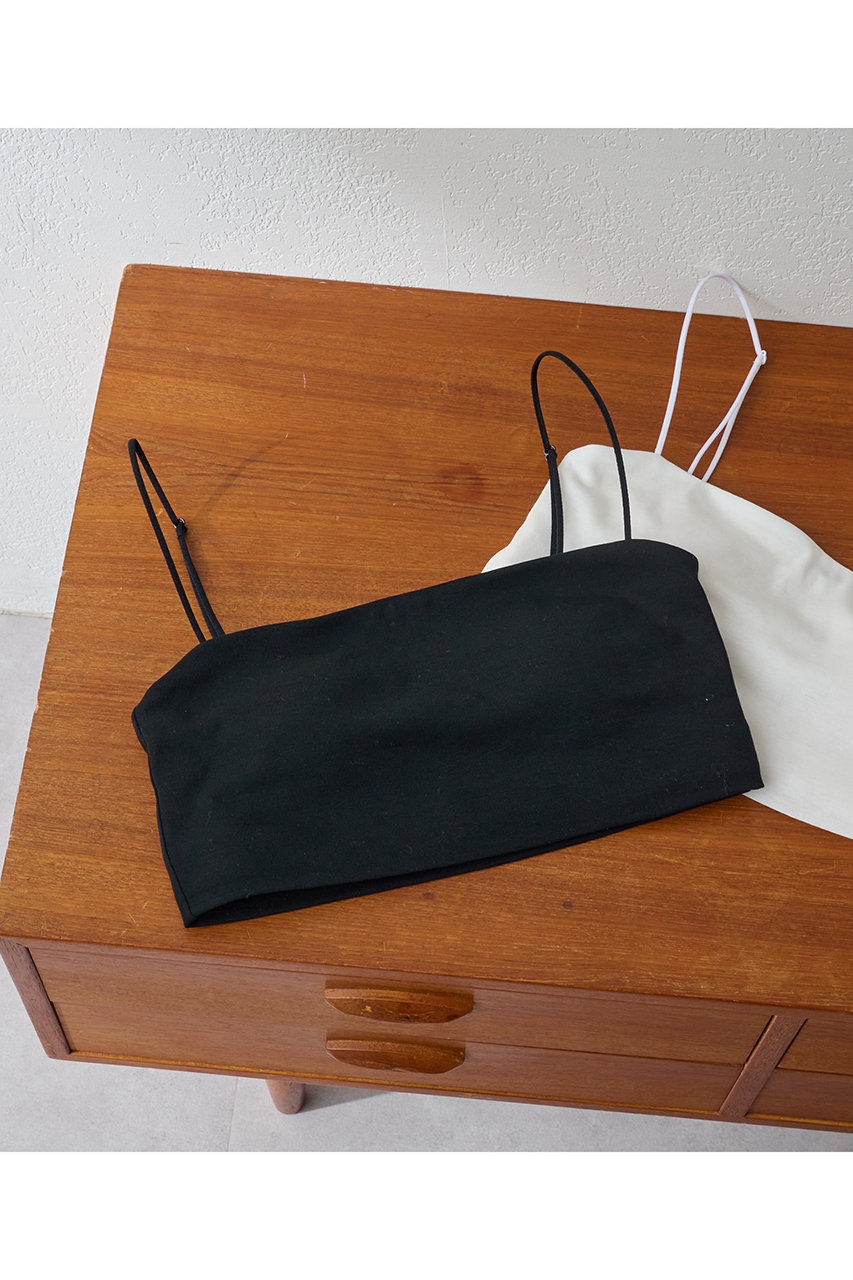 Whim Gazette 【myporter】クロップドブラトップ (ブラック, 36) ウィム ガゼット ELLE SHOP Whim Gazette 【myporter】クロップドブラトップ (ブラック, 36) ウィム ガゼット ELLE SHOP