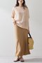 ツイル顔料染めスカート ウィム ガゼット/Whim Gazette キャメル