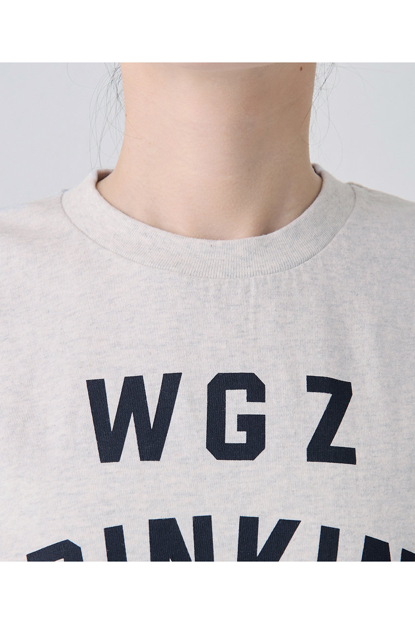 Whim Gazette(ウィム ガゼット)｜DRINKING TEE/ライトグレー の