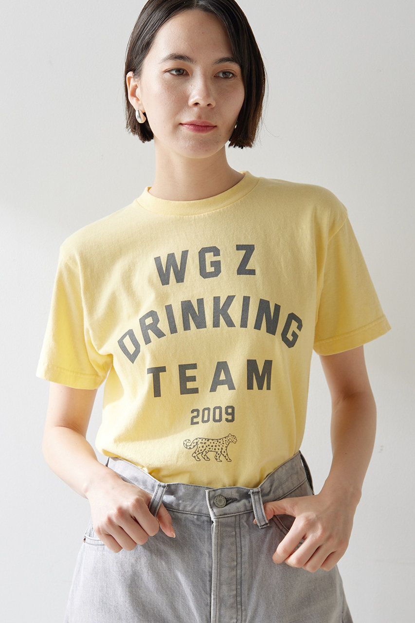 Whim Gazette DRINKING TEE (イエロー, F) ウィム ガゼット ELLE SHOP Whim Gazette DRINKING TEE (イエロー, F) ウィム ガゼット ELLE SHOP