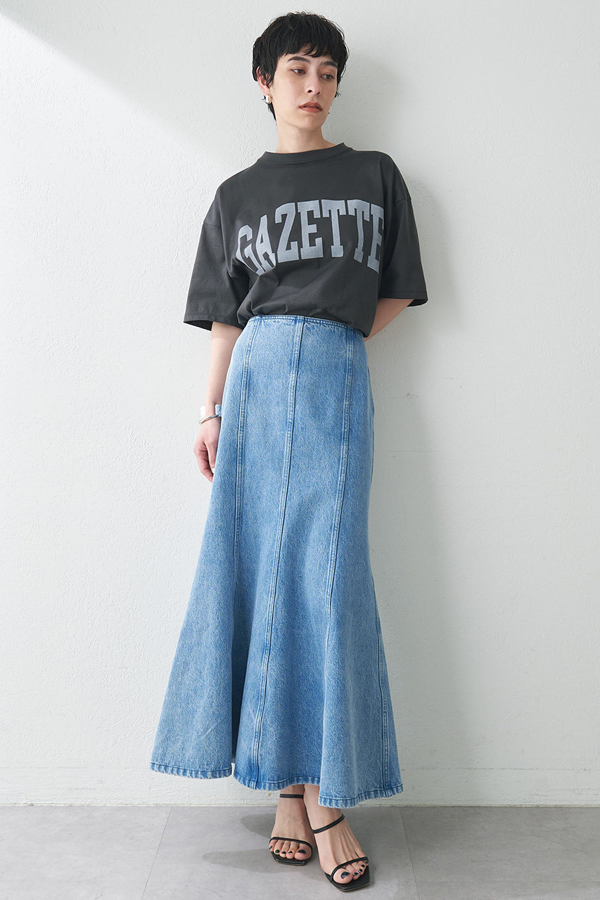 Whim Gazette フレアデニムスカート (インディゴブルー, 38) ウィム ガゼット ELLE SHOP Whim Gazette フレアデニムスカート (インディゴブルー, 38) ウィム ガゼット ELLE SHOP