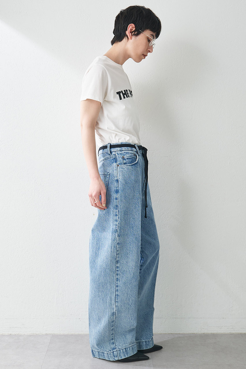 ウィムガゼット　センタープレスワイドデニム　38 Whim Gazette(ウィム ガゼット)｜センタープレスデニムパンツ
