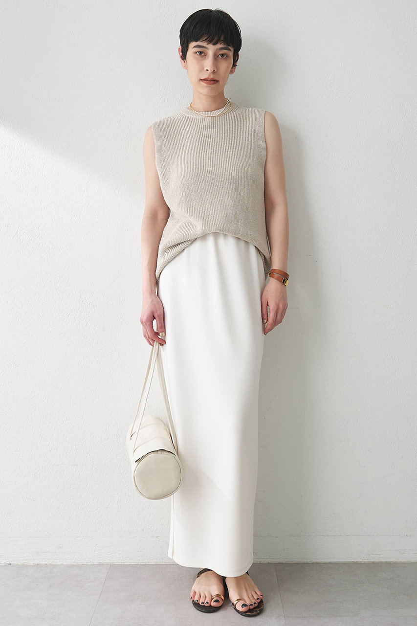 Whim Gazette カットジョーゼットスリットスカート (オフホワイト, 36) ウィム ガゼット ELLE SHOP Whim Gazette カットジョーゼットスリットスカート (オフホワイト, 36) ウィム ガゼット ELLE SHOP