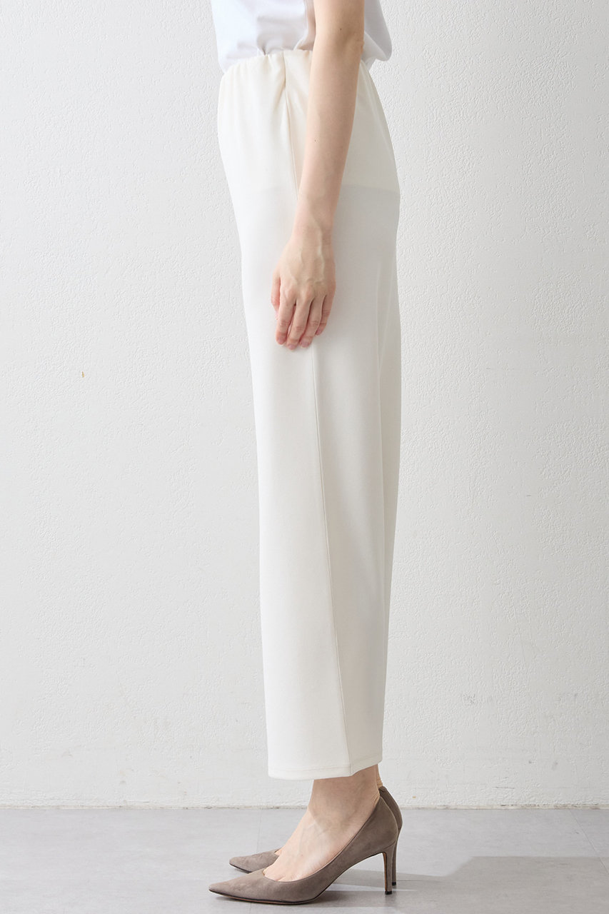Whim Gazette　ストレッチマーメイドスカート　スリット　日本製　白 ウィムガゼット Whim Gazette カットジョーゼットスリット