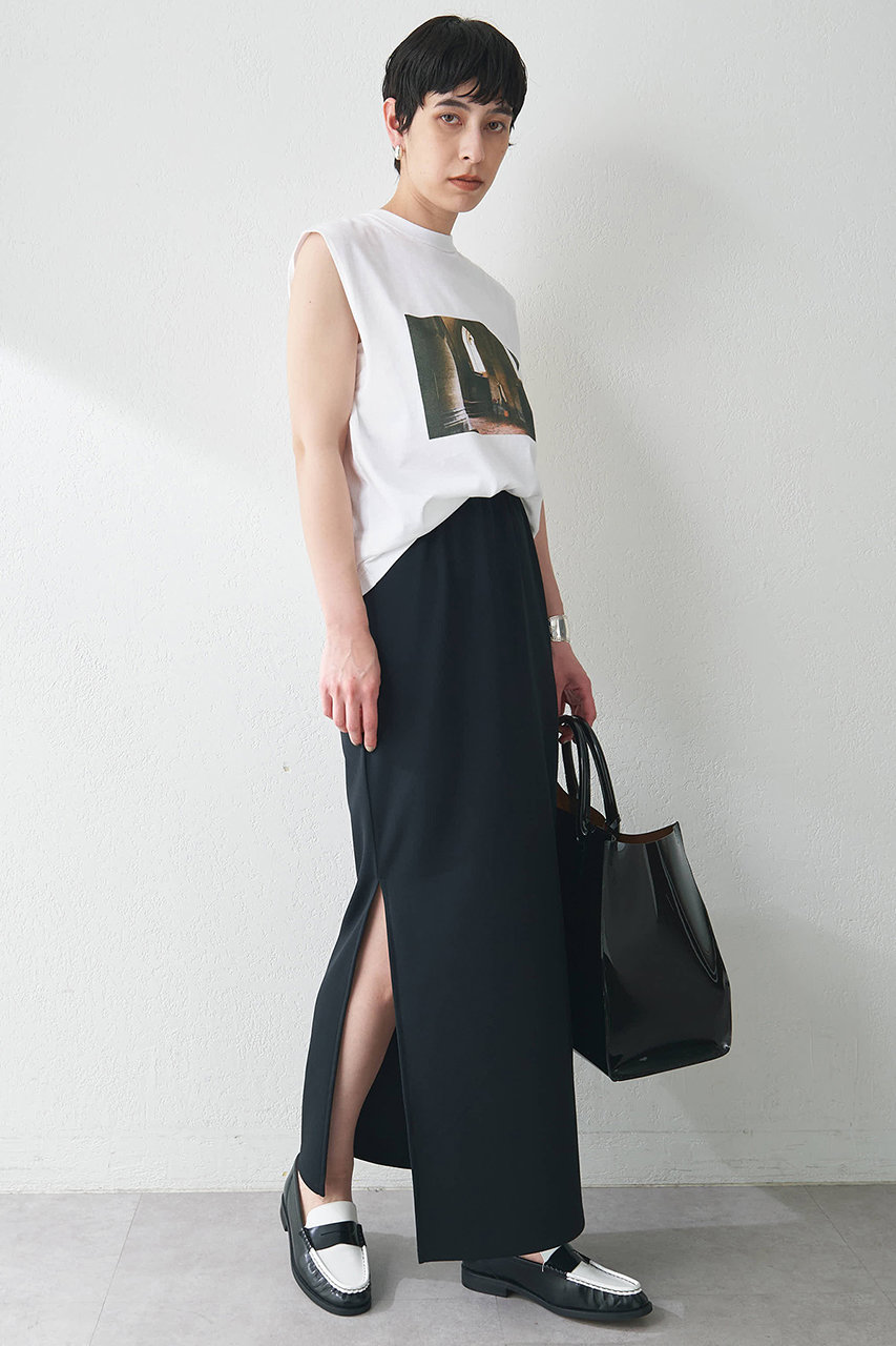 Whim Gazette カットジョーゼットスリットスカート (ブラック, 36) ウィム ガゼット ELLE SHOP Whim Gazette カットジョーゼットスリットスカート (ブラック, 36) ウィム ガゼット ELLE SHOP