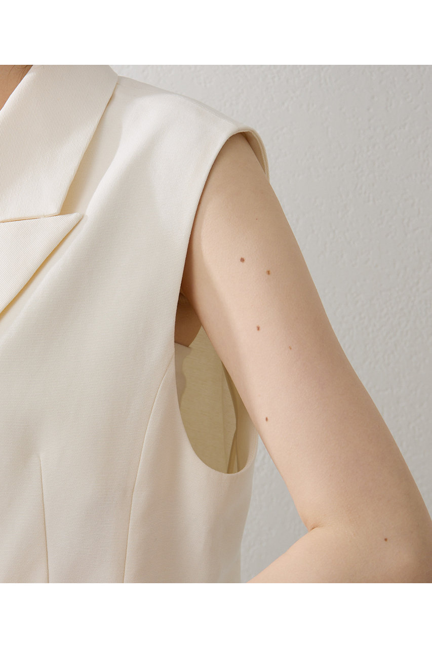 Whim Gazette(ウィム ガゼット)｜ダックダブルジレ/オフホワイト の