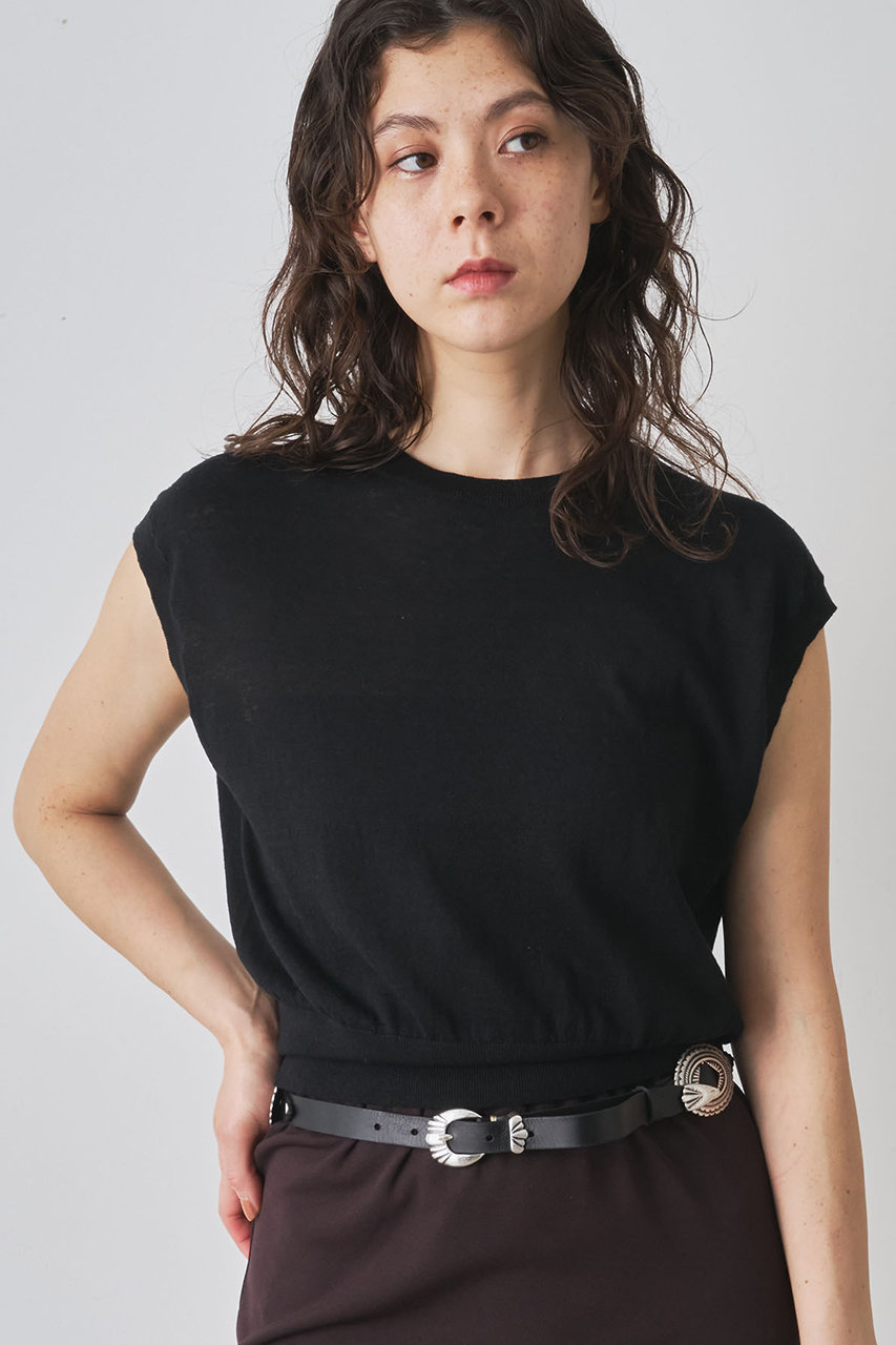 Whim Gazette リネンシルクフレンチプルオーバー (ブラック, F) ウィム ガゼット ELLE SHOP Whim Gazette リネンシルクフレンチプルオーバー (ブラック, F) ウィム ガゼット ELLE SHOP
