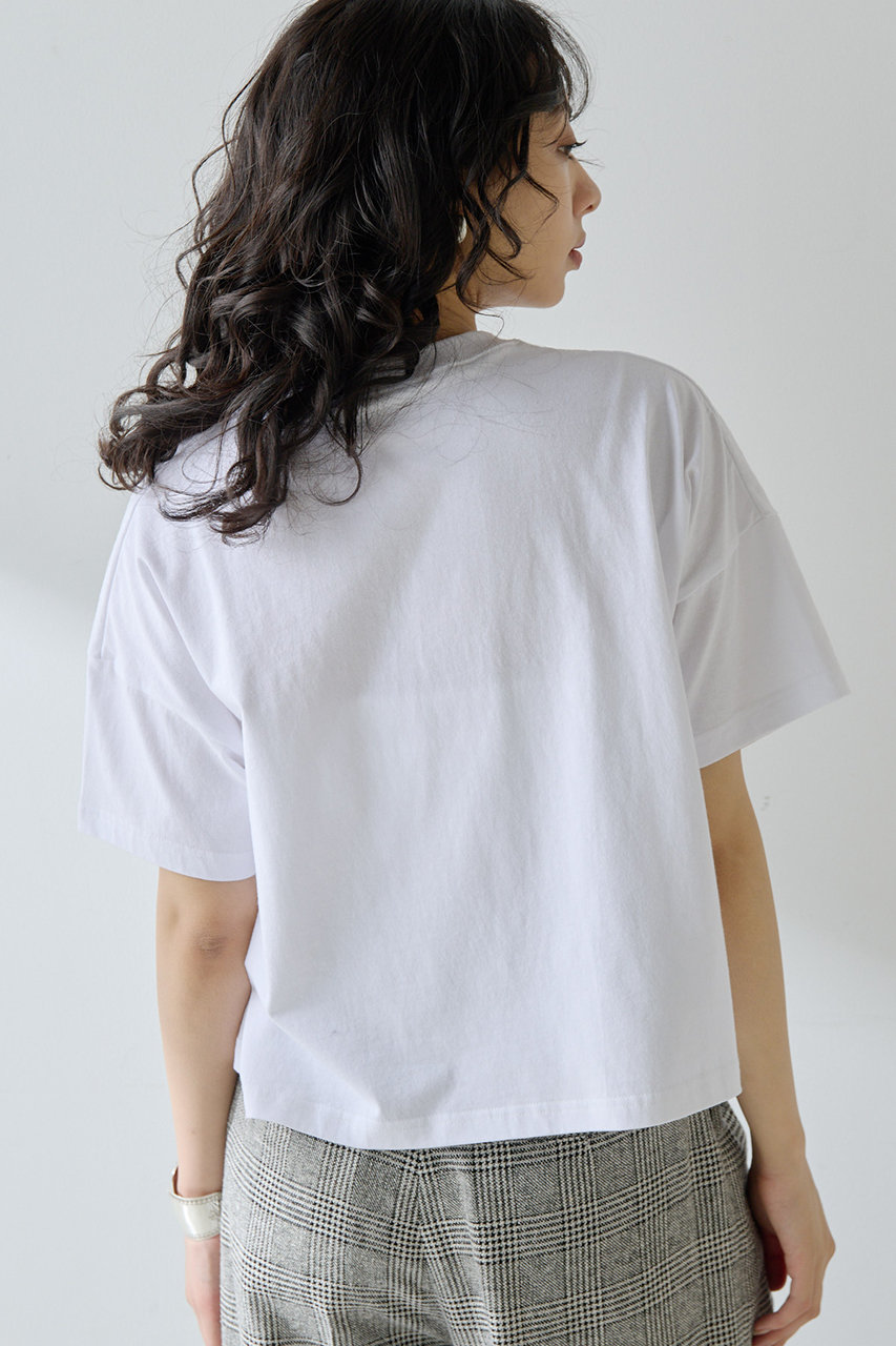 Whim Gazette(ウィム ガゼット)｜NO THANKS ロゴTシャツ/オフ