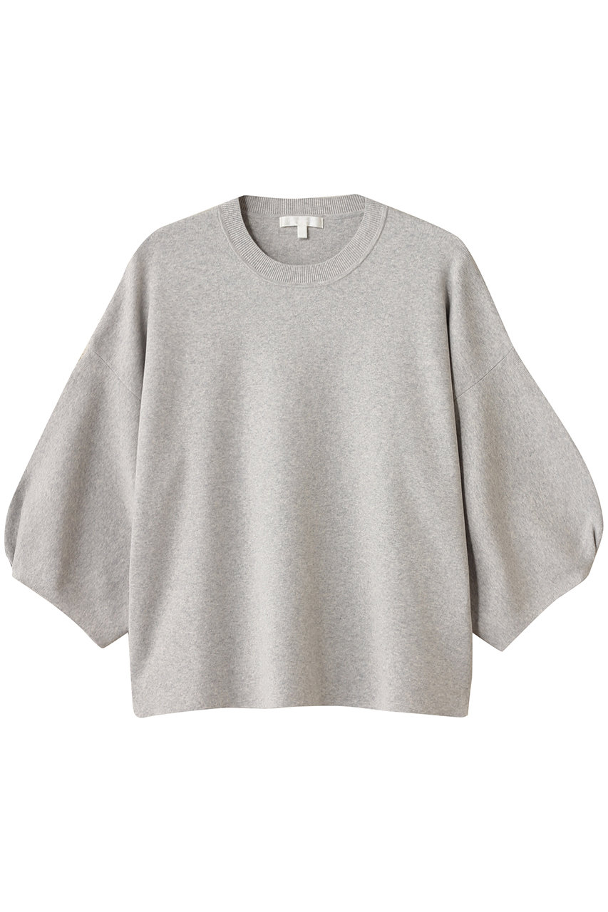 Whim Gazette 【Drawing Numbers】コットン袖パフニット (グレー, F) ウィム ガゼット ELLE SHOP Whim Gazette 【Drawing Numbers】コットン袖パフニット (グレー, F) ウィム ガゼット ELLE SHOP