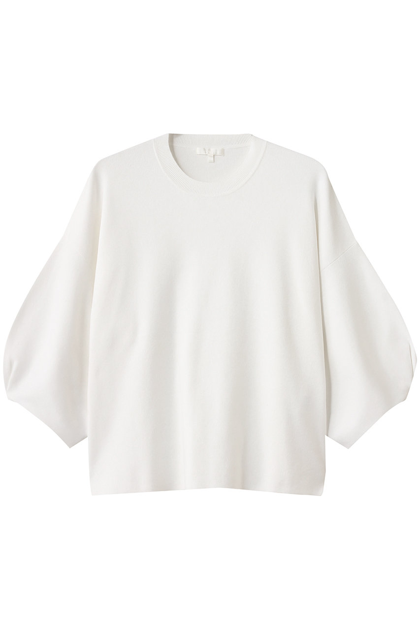 Whim Gazette 【Drawing Numbers】コットン袖パフニット (オフホワイト, F) ウィム ガゼット ELLE SHOP Whim Gazette 【Drawing Numbers】コットン袖パフニット (オフホワイト, F) ウィム ガゼット ELLE SHOP