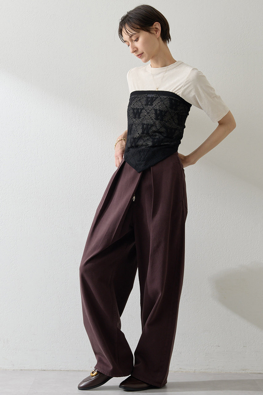 Whim Gazette(ウィム ガゼット) ラップデニムパンツ ラップデニムパンツ | Whim Gazette(ウィム ガゼット)レディース | PAL