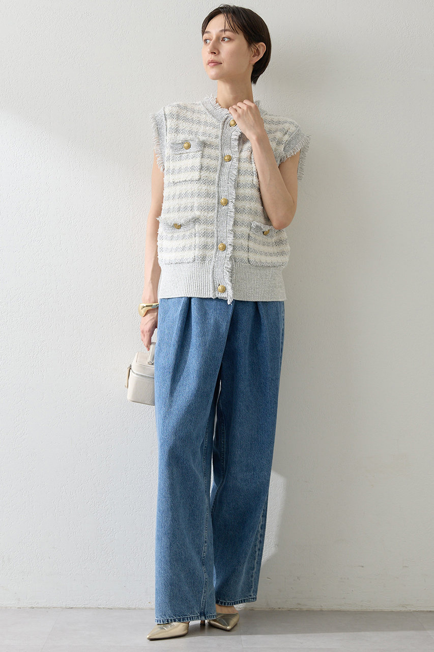 Whim Gazette ラップデニムパンツ (ブルー, 36) ウィム ガゼット ELLE SHOP Whim Gazette ラップデニムパンツ (ブルー, 36) ウィム ガゼット ELLE SHOP