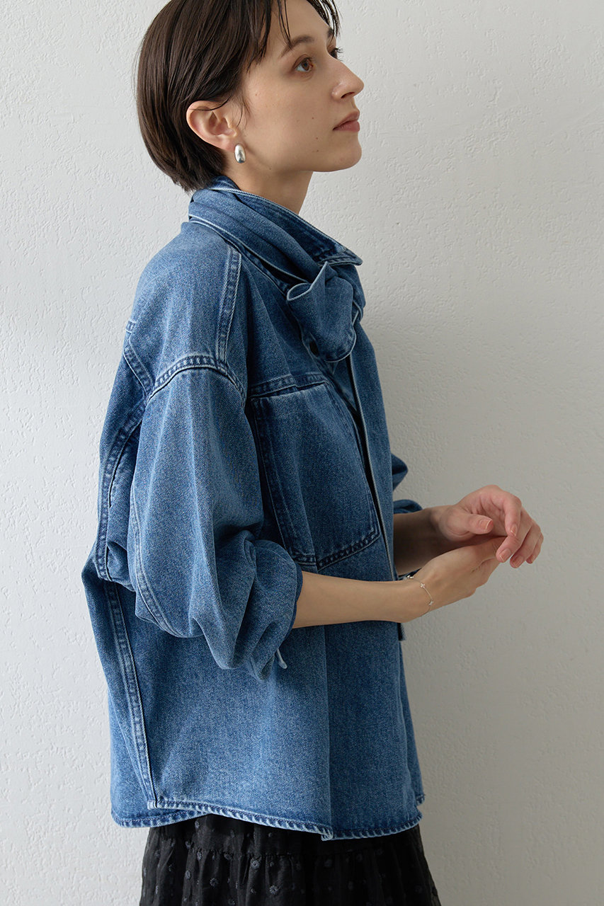 Whim Gazette(ウィム ガゼット)｜【予約販売】デニムボウタイシャツ