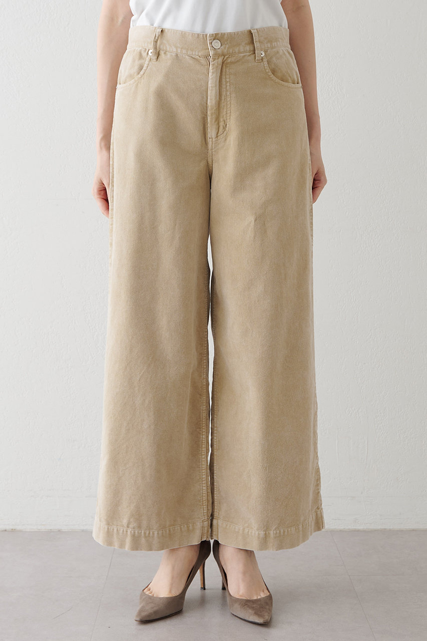 Whim Gazette 【GEMINI】 テーパードパンツ 38 ベージュ Whim Gazette 【GEMINI】 テーパードパンツ 38 ベージュ 美品 Whim