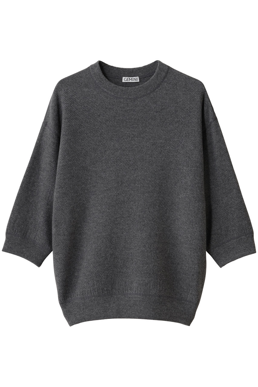 ウィム ガゼット/Whim Gazetteの【GEMINI】ニット(グレー/WGG1052105A0001)