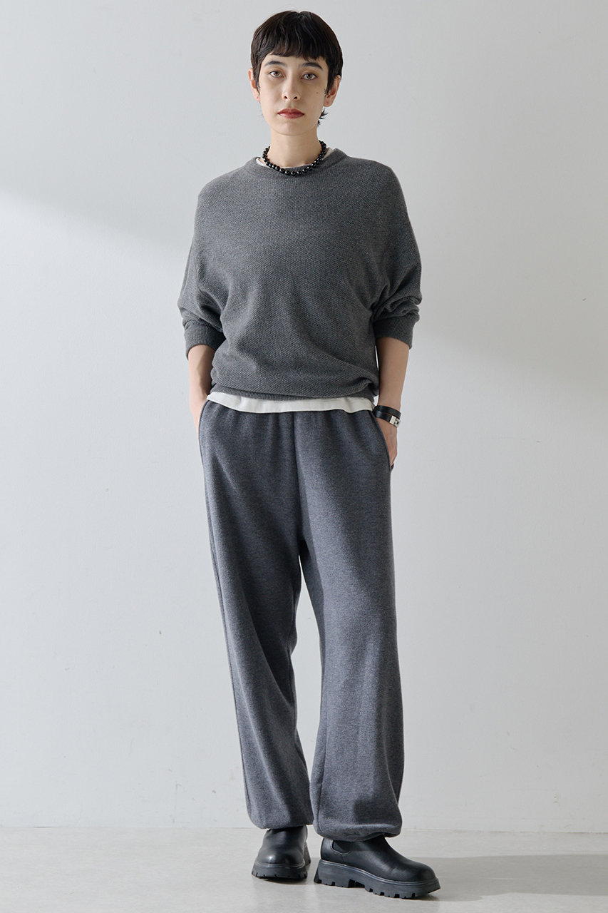Whim Gazette 【GEMINI】ニットパンツ グレー F ウィムガゼット Whim Gazette 【GEMINI】ニットパンツ （gray