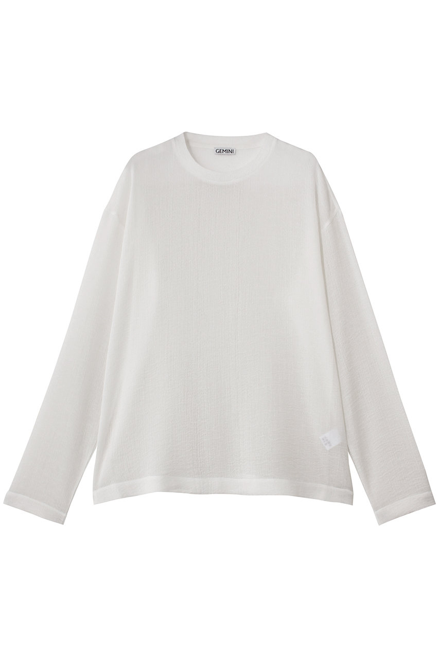 ウィム ガゼット/Whim Gazetteの【GEMINI】クルーネックプルオーバー(オフホワイト/WGG1052106A0001)