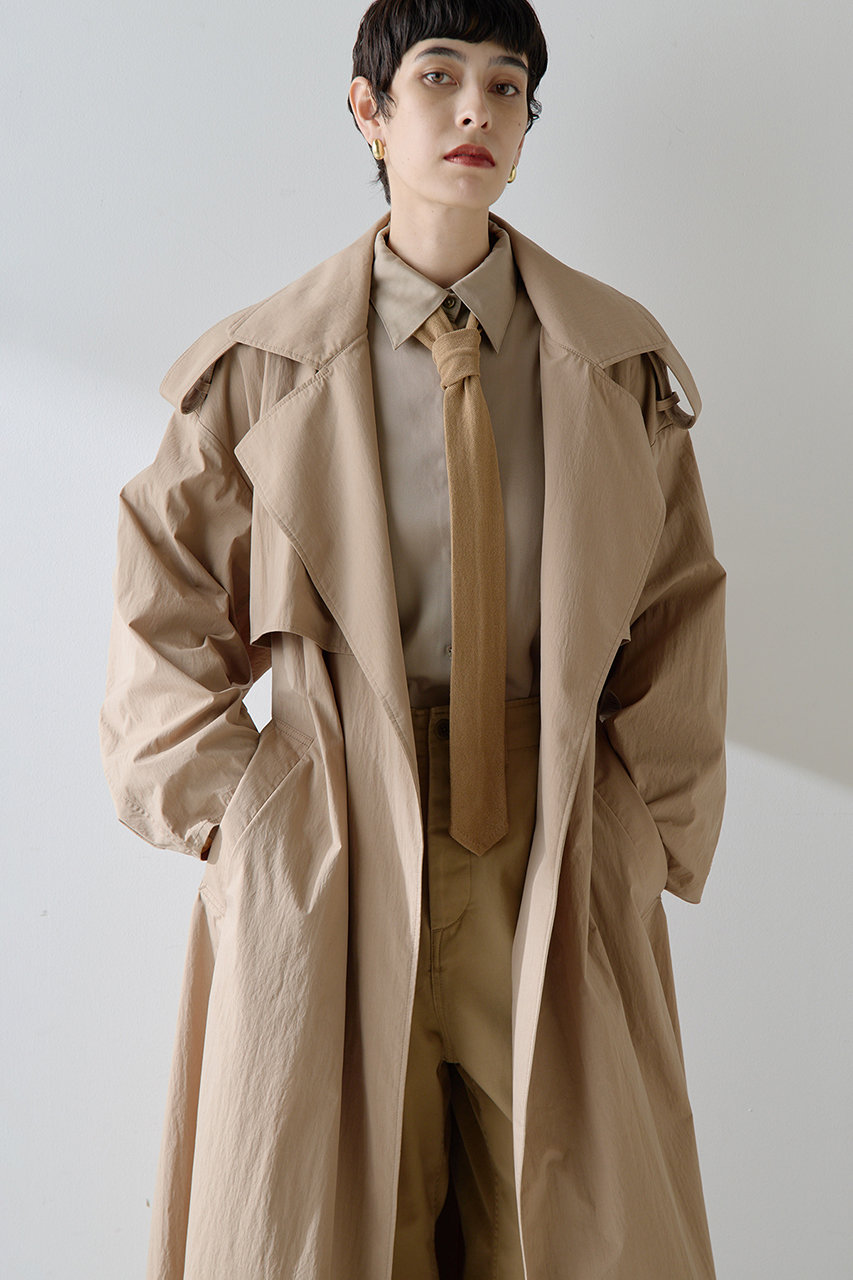 Whim Gazette(ウィム ガゼット)｜ニットタイ/ベージュ の通販