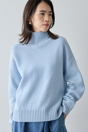 ウィム ガゼット/Whim Gazetteの【Drawing Numbers】接結ルーズタートルニット(110300/110301)