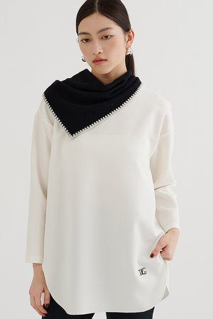 ウィム ガゼット/Whim Gazetteの【予約販売】刺しゅうジョーゼットプルオーバー