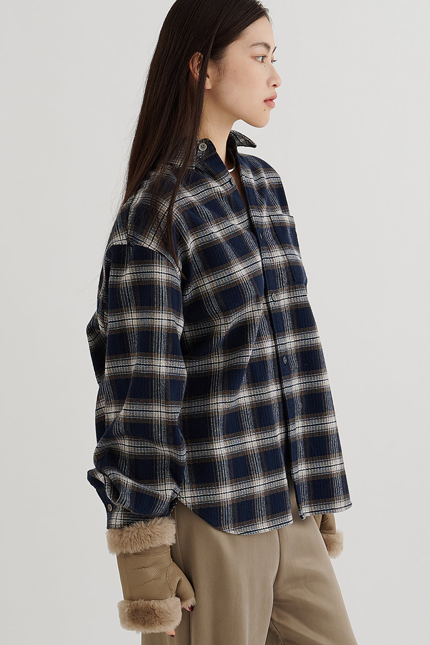 美品 ウィムガゼット 長袖 ミリタリーシャツジャケット ウエストマーク