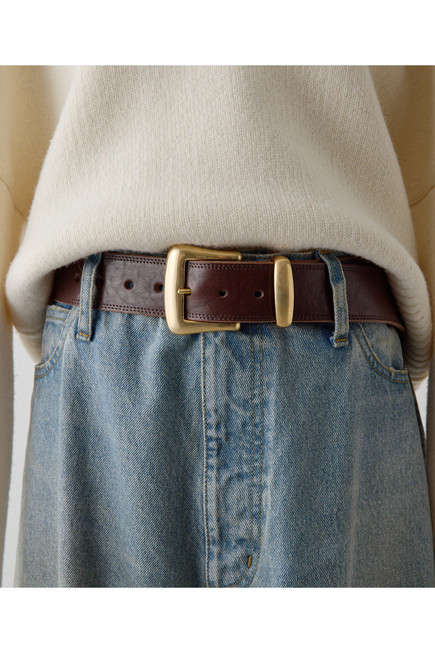 Whim Gazette(ウィム ガゼット)｜【Hoaw.】Wステッチワイドベルト